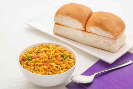 Masala Egg Bhurji With Pav (2 Pcs)