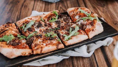 Grilled Wagyu Pizza