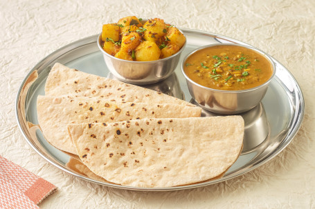 Homestyle Amritsari Dal And Aloo Jeera Meal