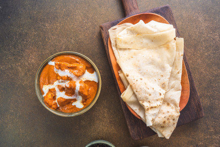 2 Rumali Roti Delhi Butter Chicken Combo