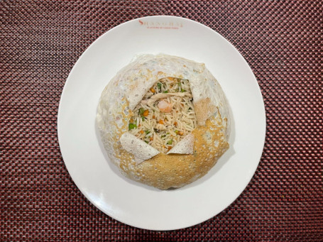 Egg White Wrapped Fried Rice (Mixed)