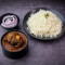 Bhuna Gosht Masala (2Pcs) With Steamed Rice