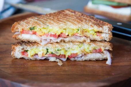 Aloo Masala Vegetable Cheese Sandwich