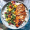 Grilled Chicken With Herbed Rice And Sauted Veggies