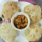 Poori (4 Pcs) With Sabji,Pickle