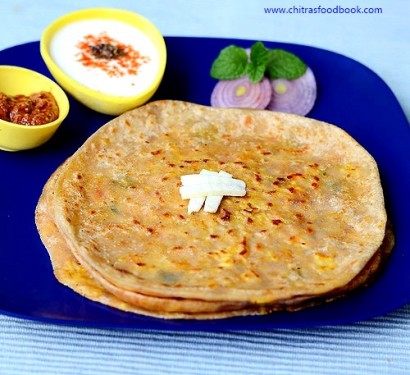 Paratha Nadziewana Paneerem