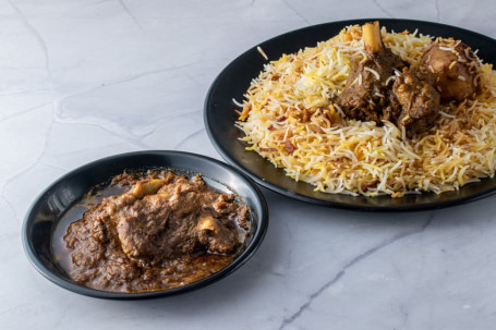 Kolkata Mutton Biryani Mutton Kasha 1 Mutton] Combo