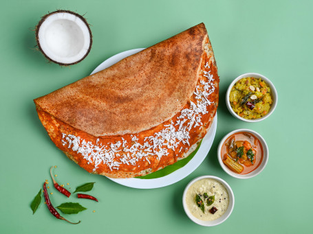 Malgapodi Coconut Masala Dosa