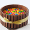 Kitkat Gems Cake Eggless One Kg