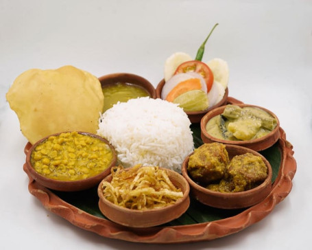 Rice Chanar Dalna Mohabhoj Thali