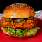 The Hot Mess Fried Chicken Burger