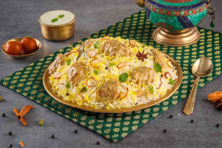 Afghani Tikka Kremowy Kurczak Dum Biryani, Porcje 2)