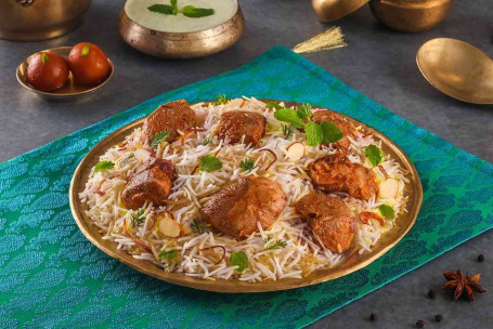 Hyderabadi Dum Gosht Pikantna Baranina Biryani, Bez Kości Porcje -2-3]