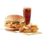 Grillowany Kurczak Serowy Burger 6 Szt Nuggets Cola