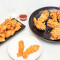 2Pcs Crispy Strip Chicken Popcorn Medium 4Pcs Crispy Wing