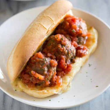 Beef Meatball Sub Sandwich