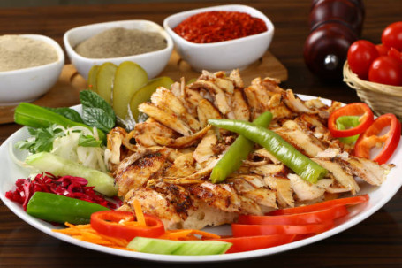 Special Chicken Shawarma Spicy Plated