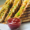 Chicken Maggi Grilled Sandwich