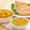 Aloo Mutter, Dal Tadka Parathas