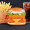 Spicy Paneer Deluxe Burger Combo (L) [New]