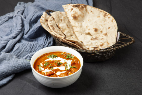 Butter Chicken With 2 Tandoori Roti