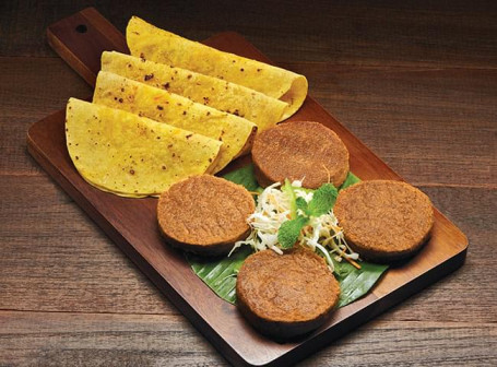 Veg Galouti Kebab With Ulta Tawa Paratha