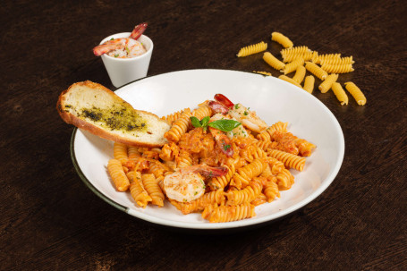 Fusilli With Prawn Mushroom Mare E Monti