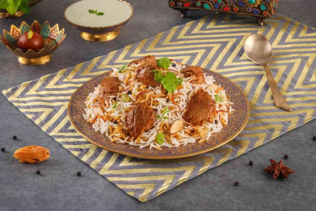 Pikantny Dum Gosht Hyderabadi Baranina Dum Biryani, Bez Kości Porcje 1 2]