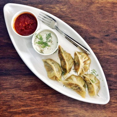 Steamed Peri Peri Chicken Momo (5 Pcs)