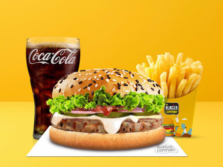 Messy Mutton Burger Salted Fries Coke 200Ml (Pet Bottle)