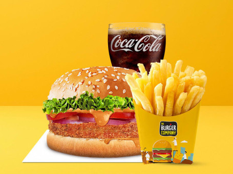 Punjabi Gabru Burger Salted Fries Coke 200Ml (Pet Bottle)