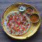 Tomato Uttapam (Served With Chutney And Sambar)