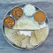 Punjabi Thali (1 Paneer Sabji,1 Dal Fry,1 Jeera Rice,5 Tawa Chapati,1 Papad)