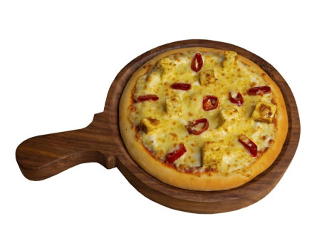 Capsicum Paneer I Czerwona Papryka Pizza