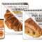 Pain-Au-Chocolat Butter Croissant Smoodies Orange Juice