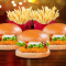 3 Burgery Paneer Delight 2 Frytki (M)