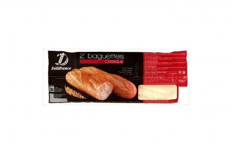 Deli France Part Baked Half Baguette Pack