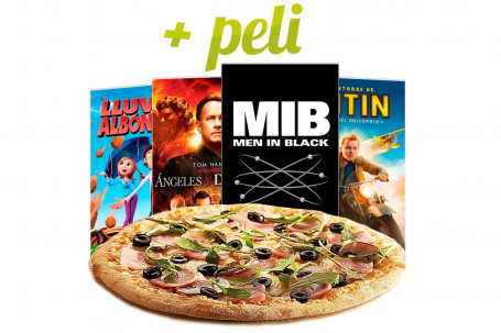 Pizza Mediana C Oacute;Digo "Peli"