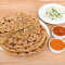 2 Aloo Pyaz Parantha With Raita Combo