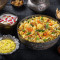 Paneer Dum Biryani [2Kg Pack] With Raita [500Ml] And Gulab Jamun [8 Pcs]