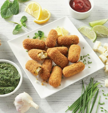 Paneer Poppers With Coriander Chutney