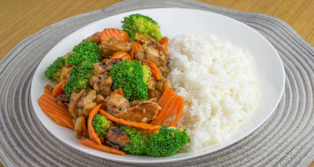 Grillowane Warzywa Z Kurczaka Teriyaki