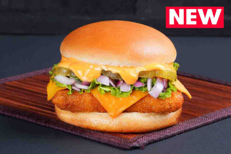 New Mexican Corn N Cheese Burger