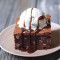 Nutella Brownie With Vanilla Icecream