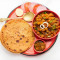 2 Aloo Paratha With Chole