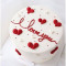 Eggless Special I Love U Cake