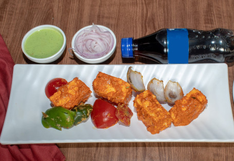 Veg Masala Paneer Tikka With Cold Drink(300Ml)