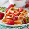 Strawberry Belgium Waffles