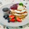 Pancakes Clasicos Con Fresa Y Chia