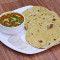 Butter Tawa Roti (4 Pcs) Sev Tamatar Salad